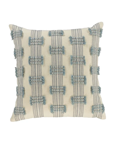 Rizzy Home Lena Cotton Blend Decorative Pillow, 18" x