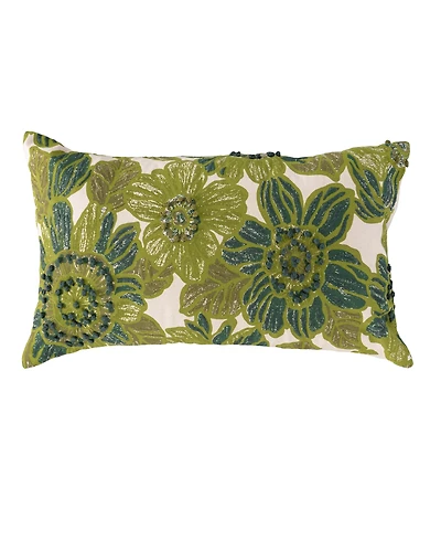 Rizzy Home Josephine Cotton Decorative Pillow, 14" x 26"