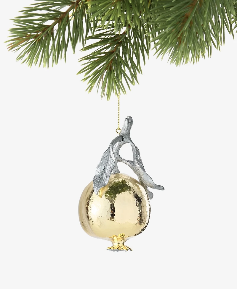 Holiday Lane Berry Tones Gold Pomegranate Ornament, Macy's Exclusive