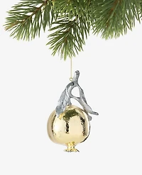 Holiday Lane Berry Tones Gold Pomegranate Ornament, Macy's Exclusive