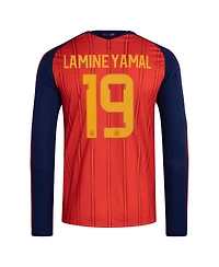 Adidas Men's Lamine Yamal Red Spain National Team 2026 Home Replica Long Sleeve Jersey