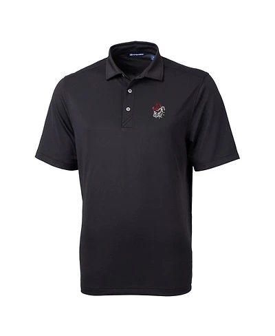 Cutter & Buck Men's Black Georgia Bulldogs Big Tall Virtue Eco Pique Polo Shirt