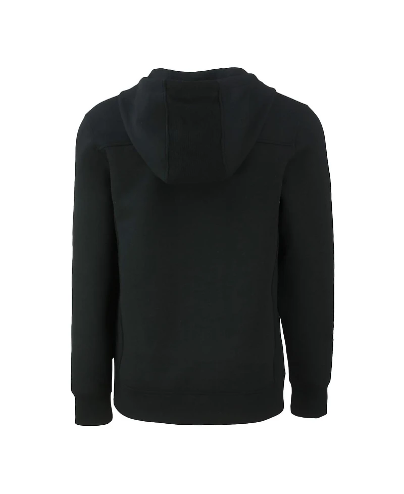 Cutter & Buck Men's Black San Francisco 49ers Throwback Roam Eco Half-Zip Pullover Hoodie