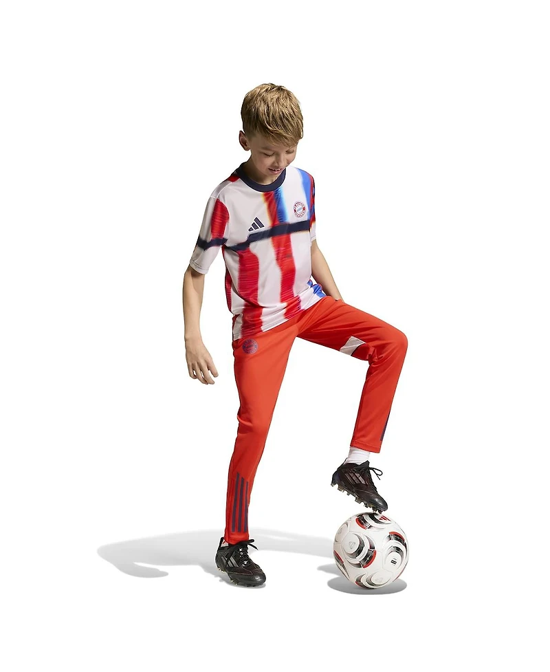 Adidas Big Boys and Girls Navy Bayern Munich 2025/26 Pre-Match Training Jersey