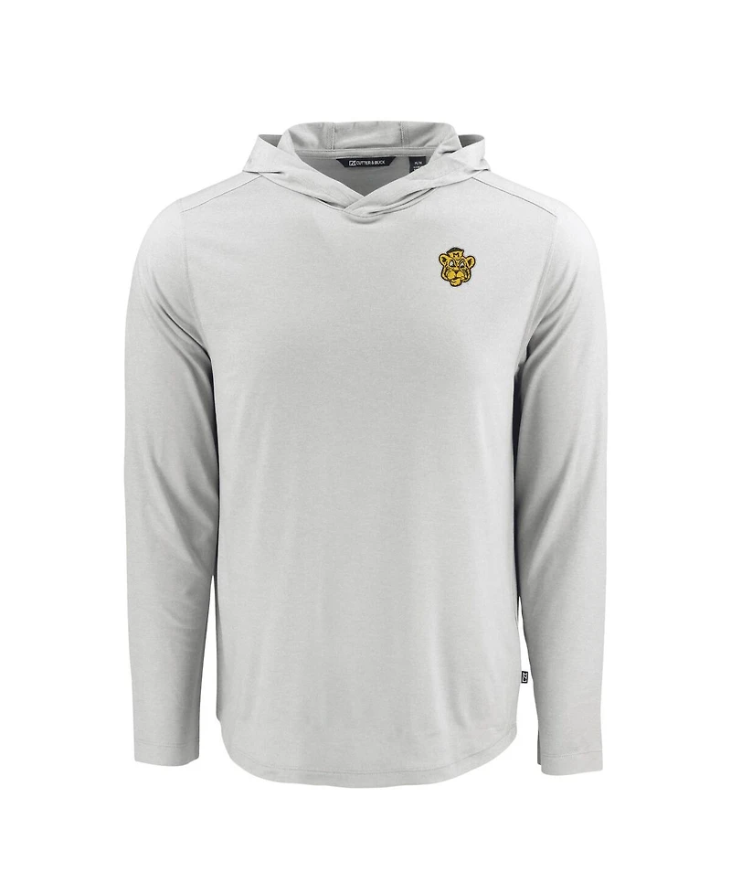 Cutter & Buck Men's Gray Missouri Tigers Coastline Epic Comfort Eco Long Sleeve Hoodie
