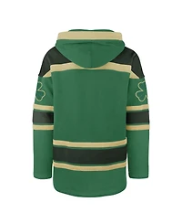 '47 Brand Men's Kelly Green Chicago Bulls McLucky Superior Lace-Up Pullover Hoodie