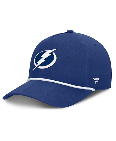 Fanatics Men's Blue Tampa Bay Lightning Authentic Pro Rink Roper A-Frame Adjustable Hat