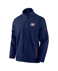 Fanatics Men's Navy Montreal Canadians Authentic Pro Rink Coaches Full-Zip Jacket