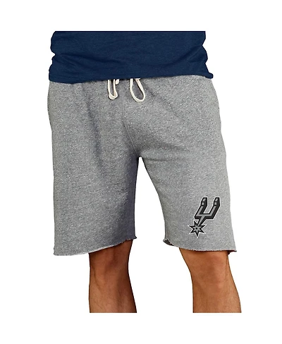 Concepts Sport Men's Gray San Antonio Spurs Mainstream Terry Shorts