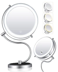 Givimo 40 x 28 Inch Wall Mounted Mirror Metal Framed Hanging Mirror for Living Room Bedroom-Black