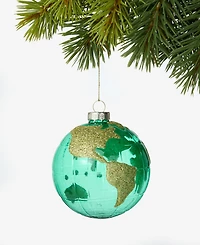 Holiday Lane Around the World Glass Globe Ball Ornament, Macy's Exclusive