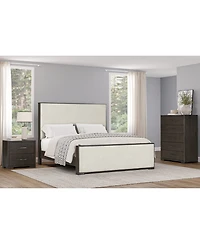 Ryder 3-Pc. Oak veneer King Bed, Chest and Nightstand Set