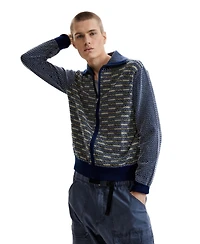 Desigual Men's Retro zipper sweater