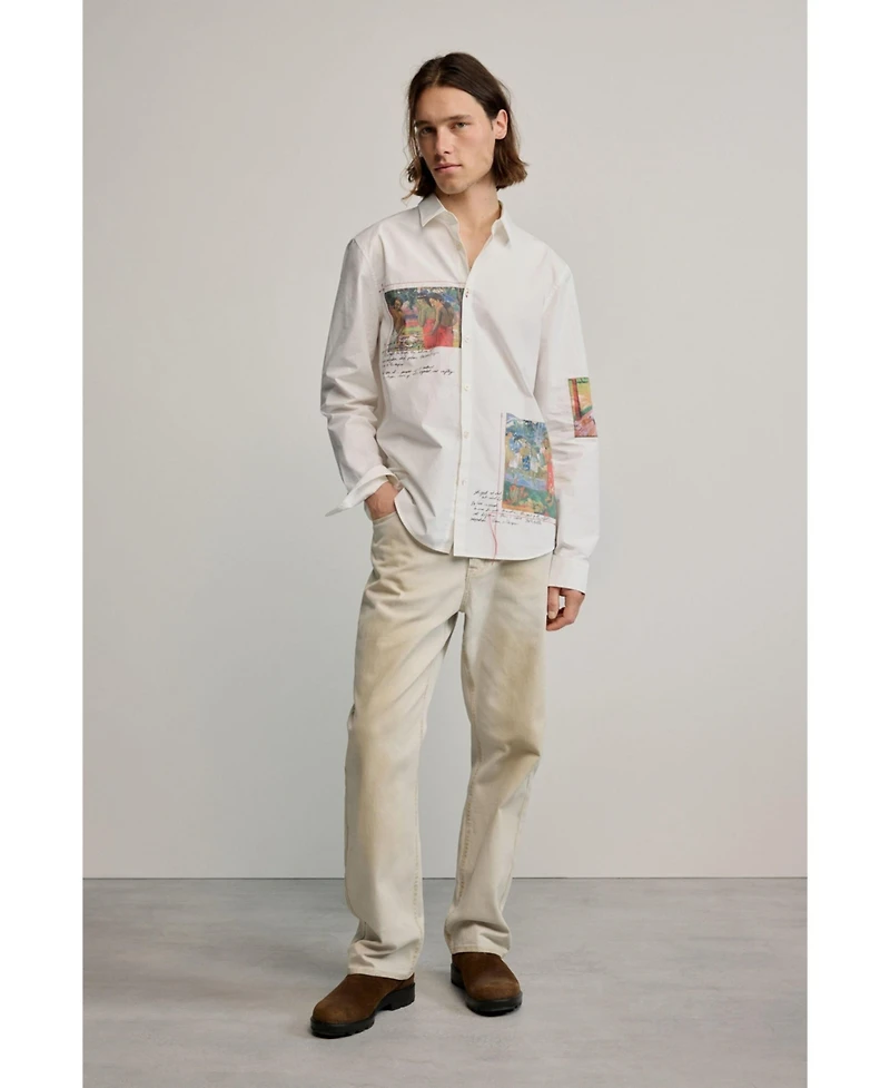 Desigual Men's Printed Gaugin Shirt