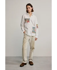 Desigual Men's Printed Gaugin Shirt