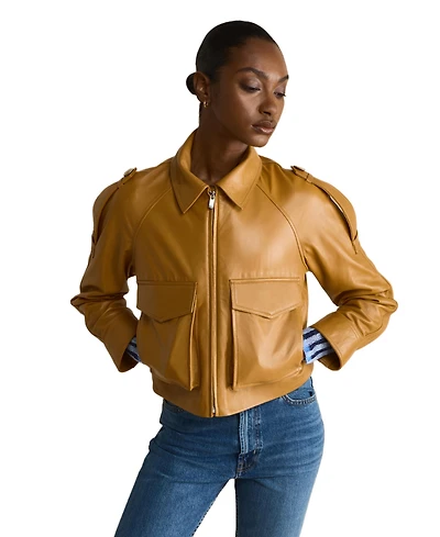 Furniq Uk Women's Leather Jacket