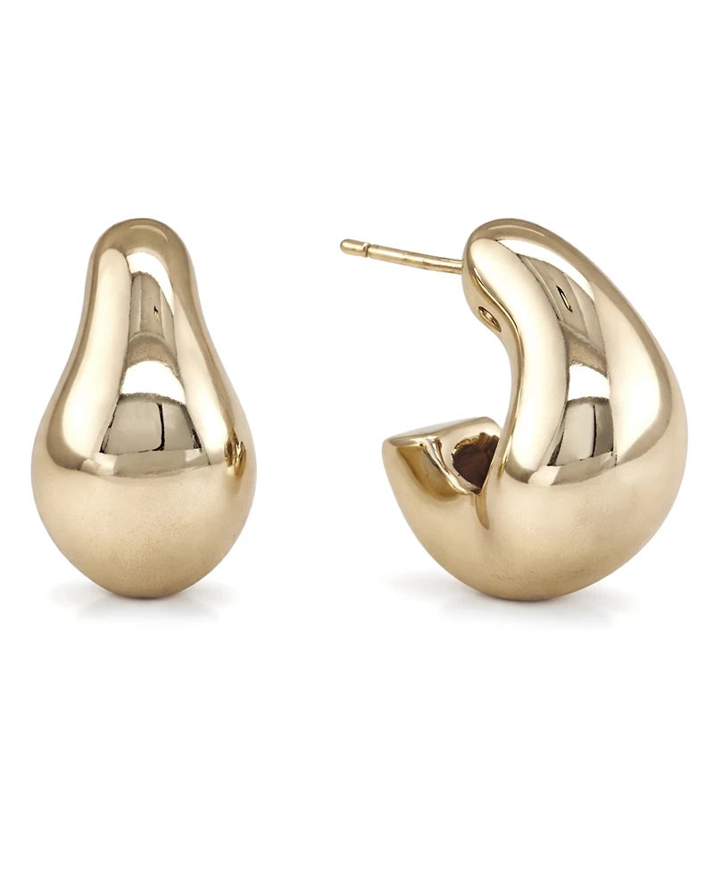 And Now This Oblong C-Hoop Earrings