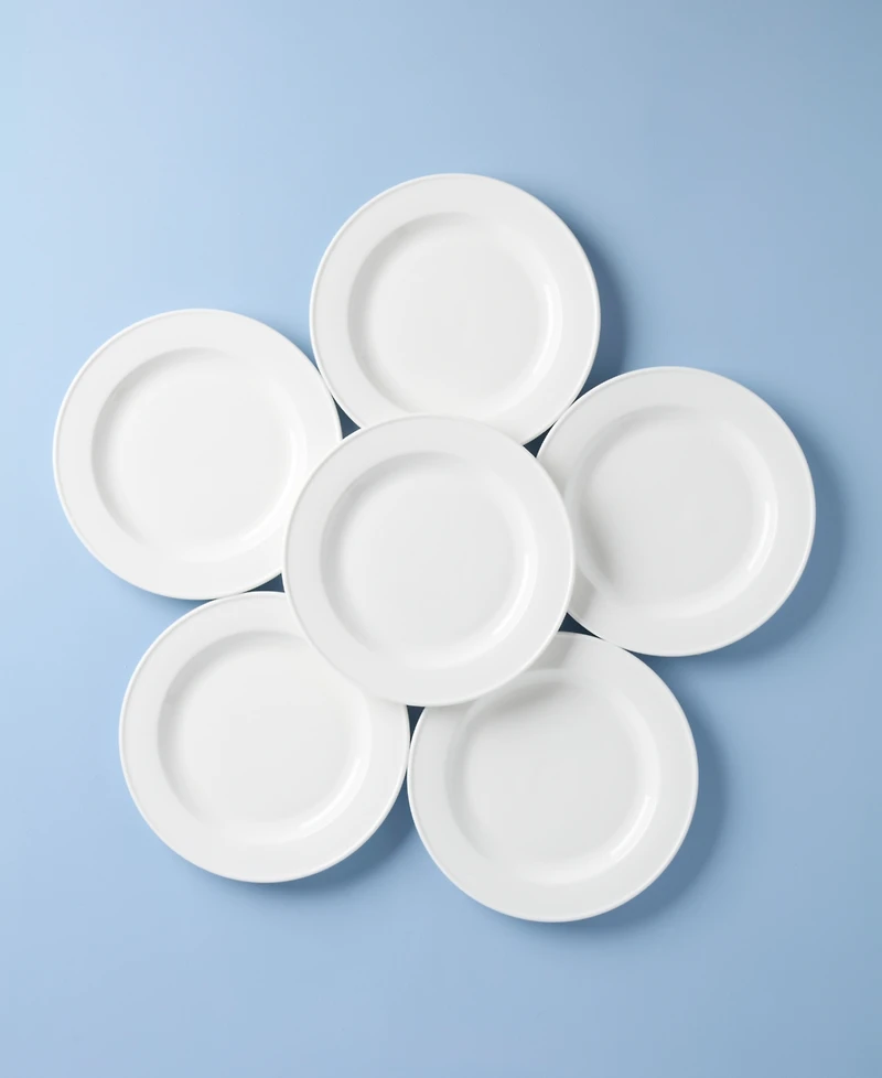 Lenox Studio 1414 Rimmed Dinner Plates, Set of 6