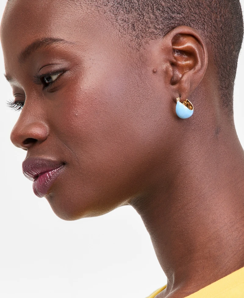 On 34th Small Color Hoop Earrings, 0.67", Macy's Exclusive