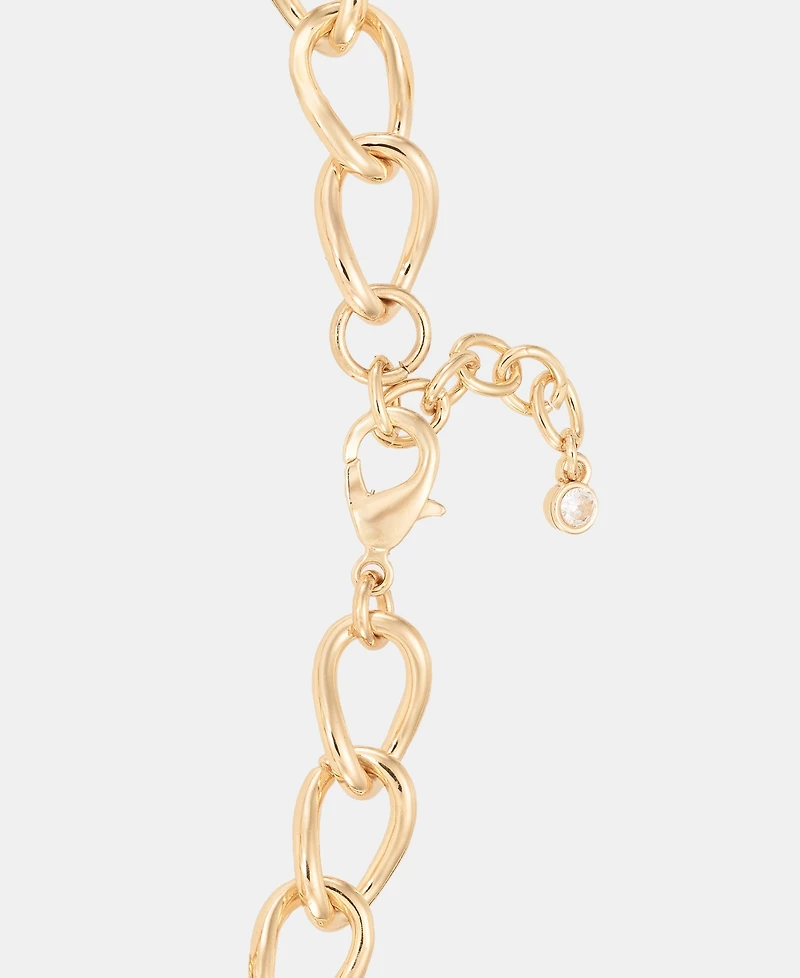 On 34th Imitation Pearl Charm Link Bracelet, Macy's Exclusive