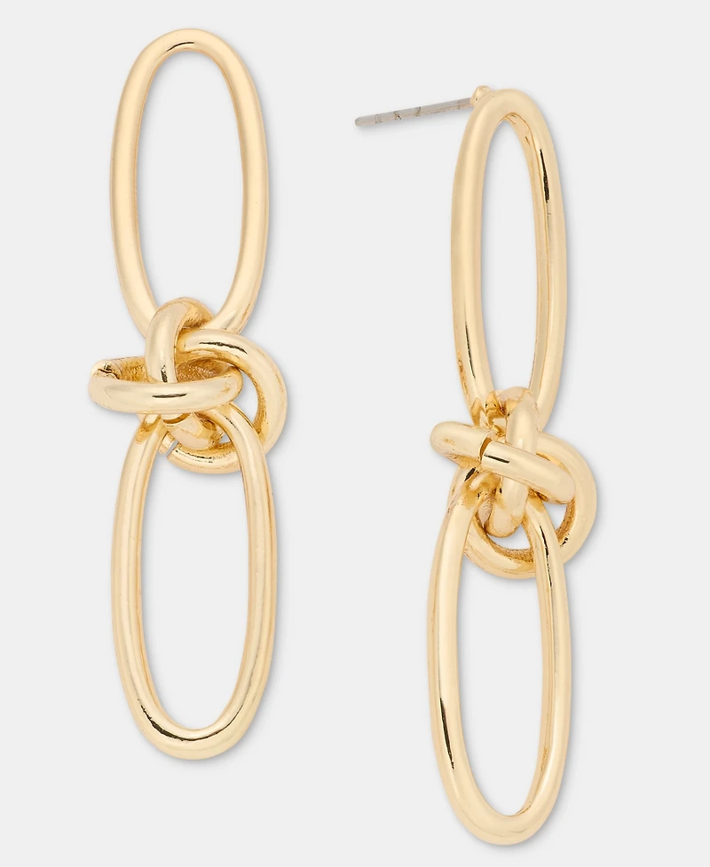 On 34th Knotted Link Linear Drop Earrings, Macy's Exclusive