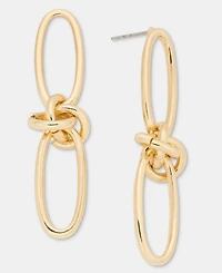 On 34th Knotted Link Linear Drop Earrings, Macy's Exclusive