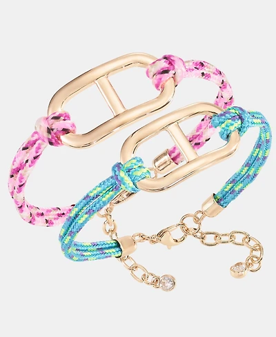 On 34th 2-Pc. Set Cord Flex Bracelets, Macy's Exclusive