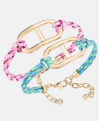 On 34th 2-Pc. Set Cord Flex Bracelets, Macy's Exclusive