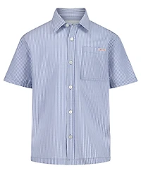 Calvin Klein Boys' 8-16 Resort Short-Sleeve Woven Shirt