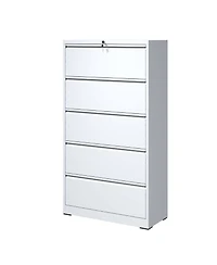 Streamdale Furniture 5-Drawer Lockable Lateral File Cabinet for Home/Office