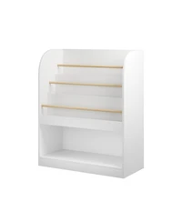 Rainsken Wooden Book Display & Toy Organizer