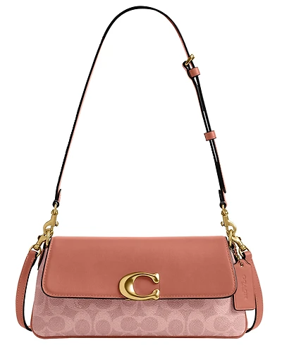 Coach Coated Canvas Signature Jet Small Shoulder Bag