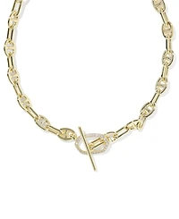 Kendra Scott Cubic Zirconia Elisa Toggle Link & Chain Necklace