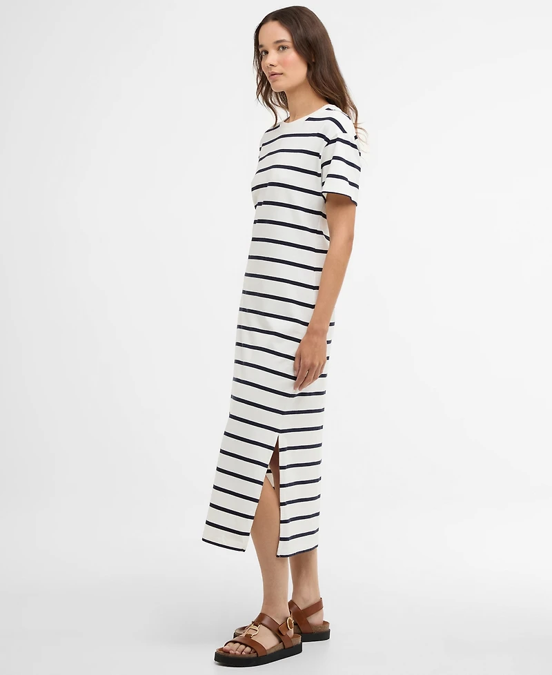 Barbour Women's Selena Striped Midi Dress