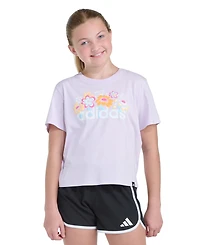adidas Girls' 8-16 Short-Sleeve Graphic T-Shirt