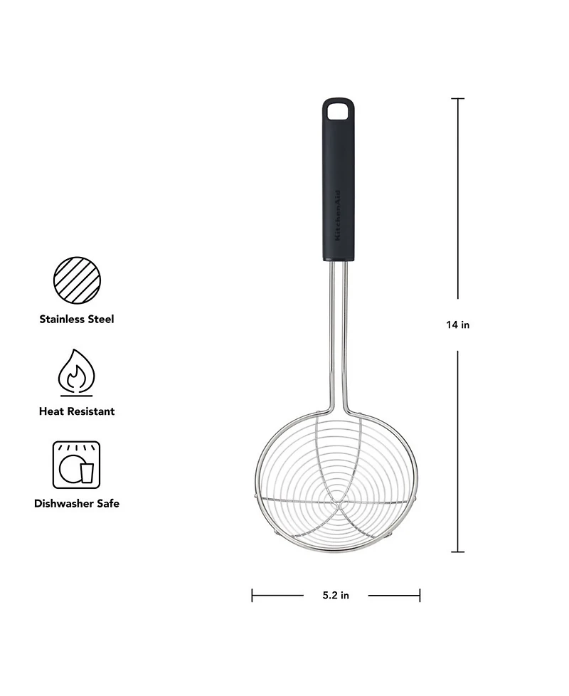 KitchenAid 14" Wide-Opening Wire Strainer
