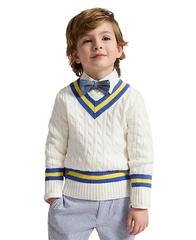 Polo Ralph Lauren Boys 2-7 The Iconic Cricket Sweater