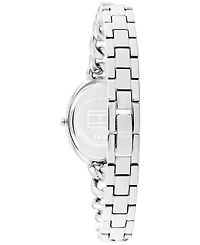 Tommy Hilfiger Women's Quartz Silver Tone Stainless Steel Chain Bracelet Watch, 21.5mm