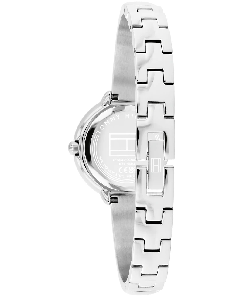 Tommy Hilfiger Women's Quartz Stainless Steel Bangle Bracelet Watch, 26mm