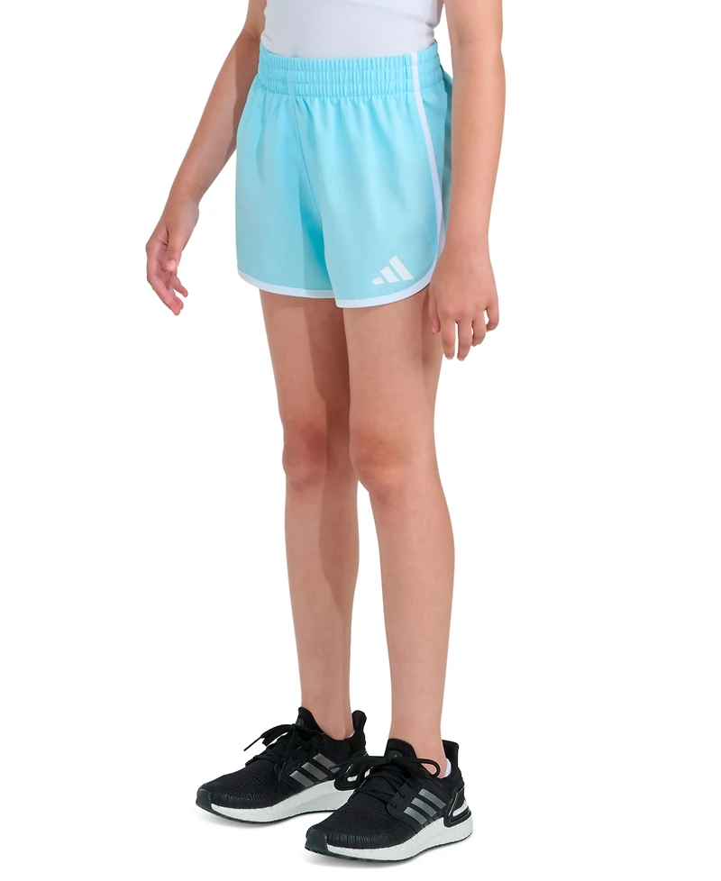 adidas Girls' 8-16 Waistband Woven Pacer Shorts