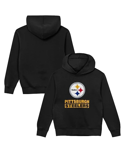 Outerstuff Toddler Black Pittsburgh Steelers Back to Basics Hoodie