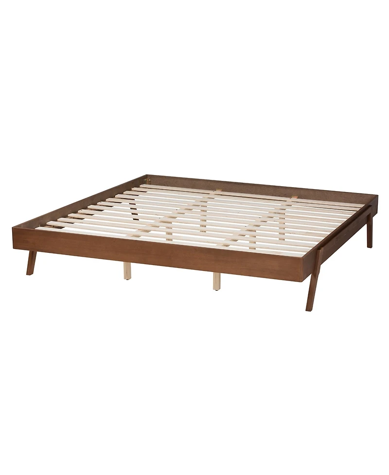 Boxton Studio Sarita 62.6" Wood Mid-Century Design Bed Frame, Queen