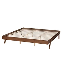 Boxton Studio Sarita 62.6" Wood Mid-Century Design Bed Frame, Queen