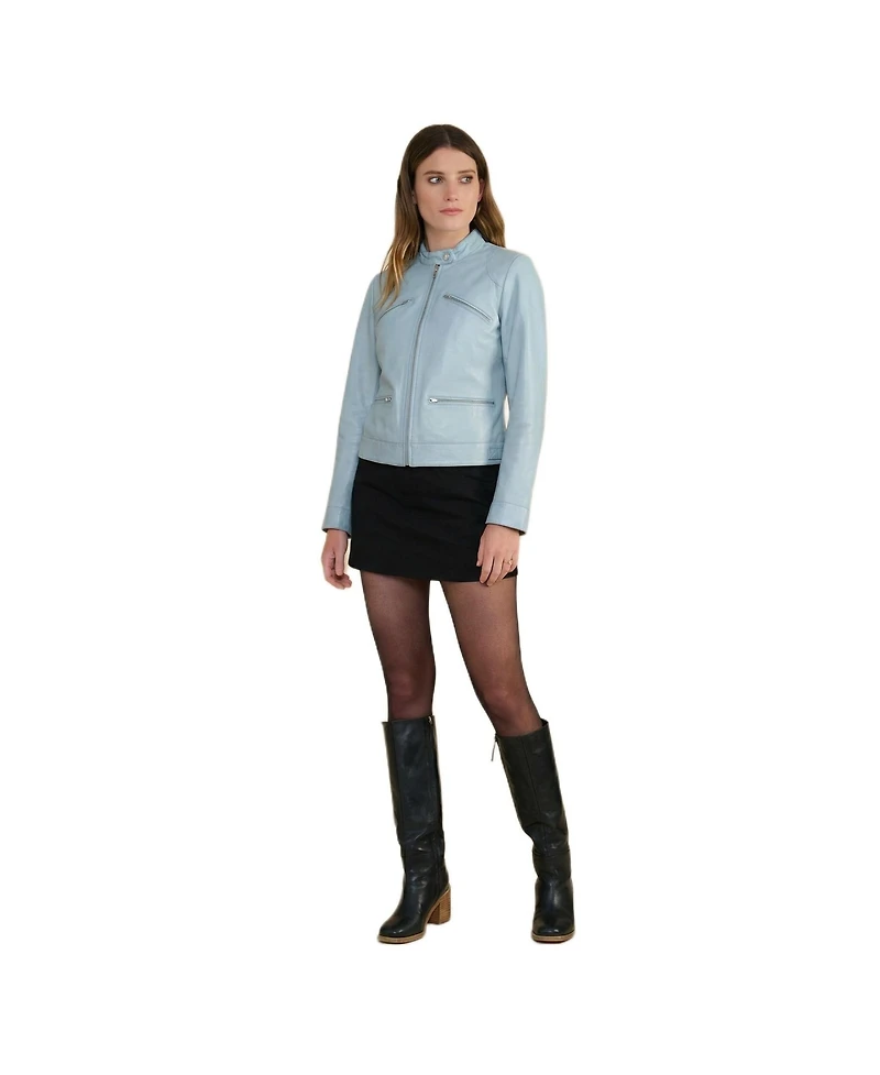 Furniq Uk Women's Leather Jacket