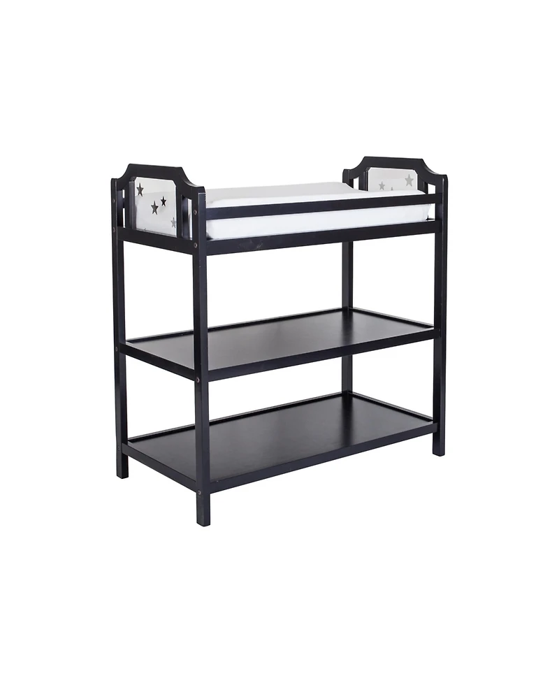 Flynama Modern Multi Purpose Changing Table Finish Removable Tray Convertible Bookshelf