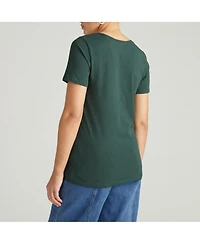 Universal Standard Women's Plus Scoop Neck Tee