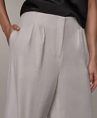 Donna Karan New York Women's Pleated Wide-Leg Pants