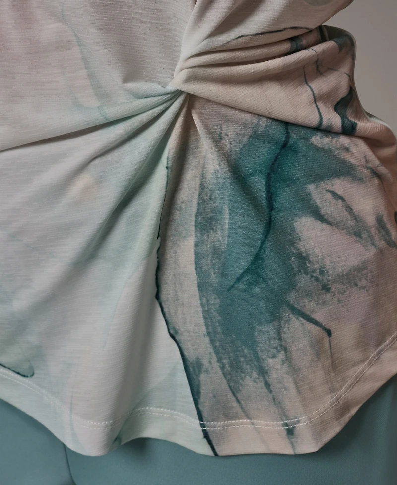 Donna Karan New York Women's Short-Sleeve Crew Neck T-Shirt