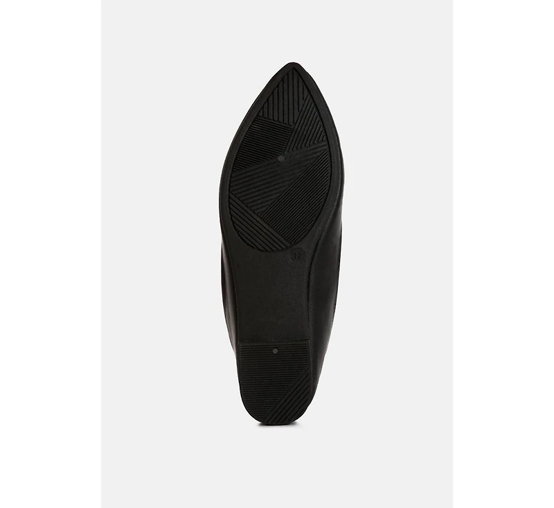 Karder brooch detail ballet flats