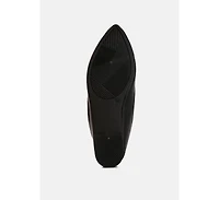 Karder brooch detail ballet flats